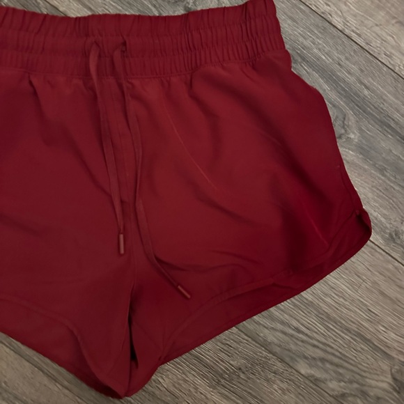 90 Degree | Red Athletic Shorts - Picture 1 of 5